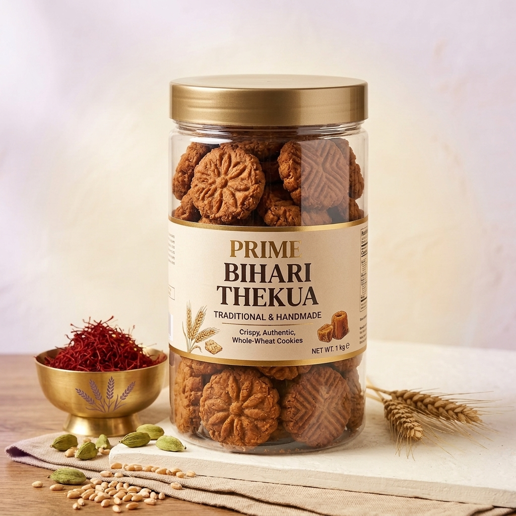 Kesar Elaichi Thekua